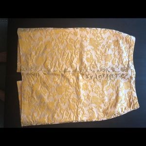 Banana Republic jacquard skirt